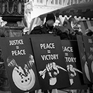 PEACE IS JUSTICE - Protestmarsch