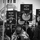 PEACE IS JUSTICE - Protestmarsch