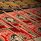 VICTORY IS PEACE 2016 / Siebdruck / Shepard Fairey -  CORPORATE VIOLENCE