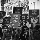 PEACE IS JUSTICE - Protest march